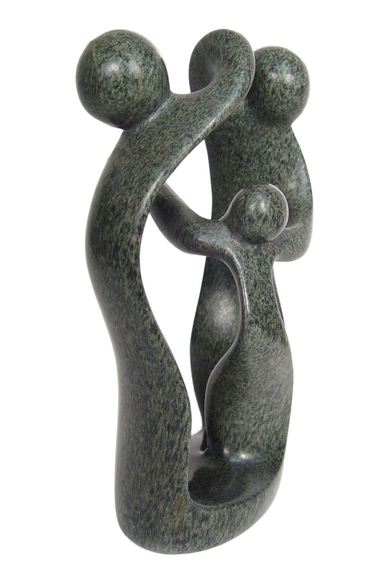 Dancing Family of 3, Alternate, color, Black