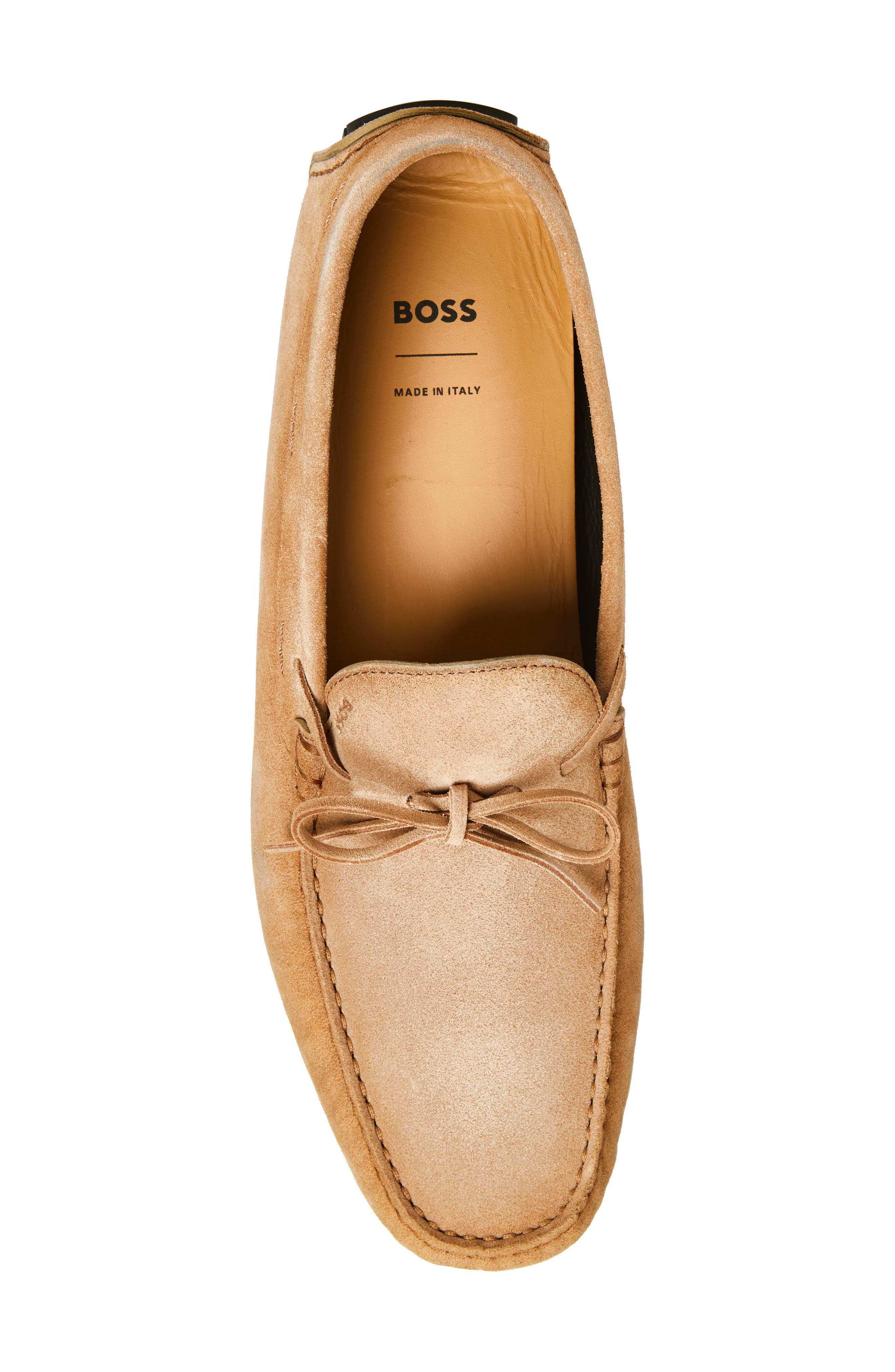 BOSS Driving Loafer, Alternate, color, Medium Beige