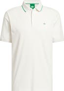 adidas Solid Twistknit Cotton Blend Golf Polo