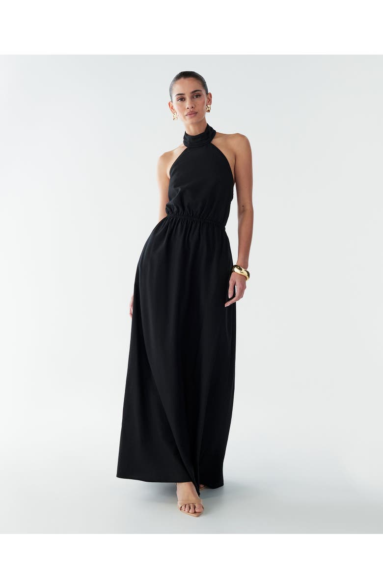 BWLDR Fay Linen Maxi, Alternate, color, Black