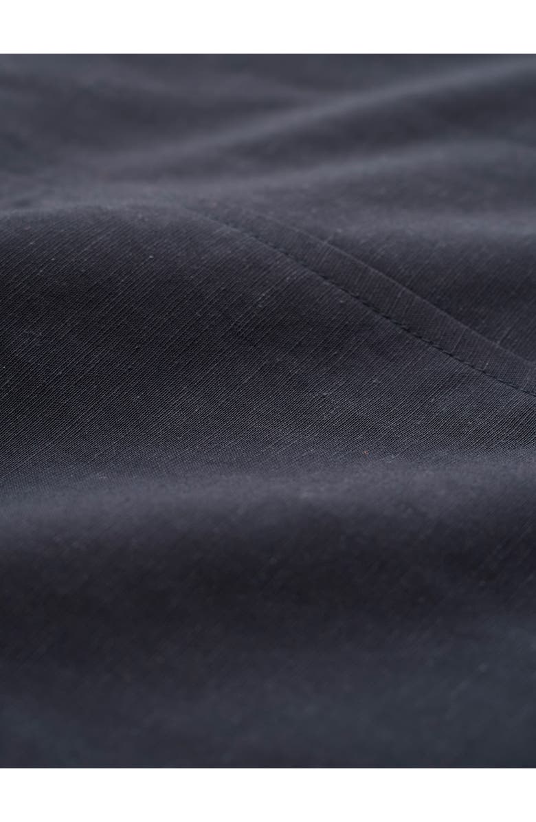 Celtic & Co. Short Sleeve Swing Dress, Alternate, color, Dark Navy