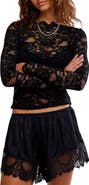 Free People Intimately FP Raising Eyebrows Lace Top