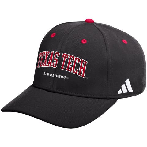 Men's adidas  Black Texas Tech Red Raiders Seasonal Flex Hat
