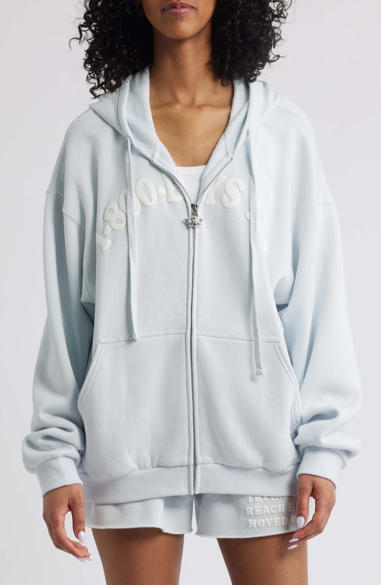 BOYS LIE 1-800 Boys Lie Full Zip Hoodie, Alternate, color, 