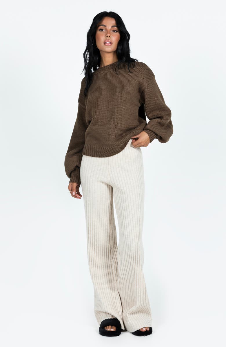 Princess Polly Harmony Balloon Sleeve Sweater, Alternate, color, 