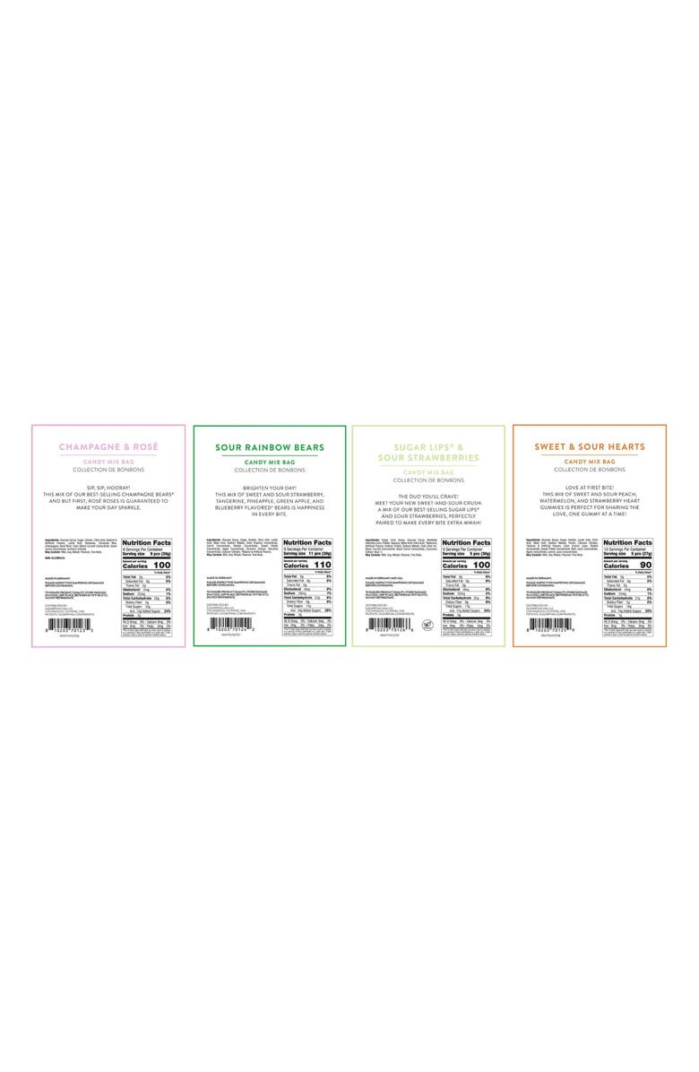 sugarfina 4-Piece Assorted Candy Mix Bags, Alternate, color,