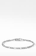 David Yurman Men's Open Station Box Chain Bracelet in Sterling Silver, 3mm