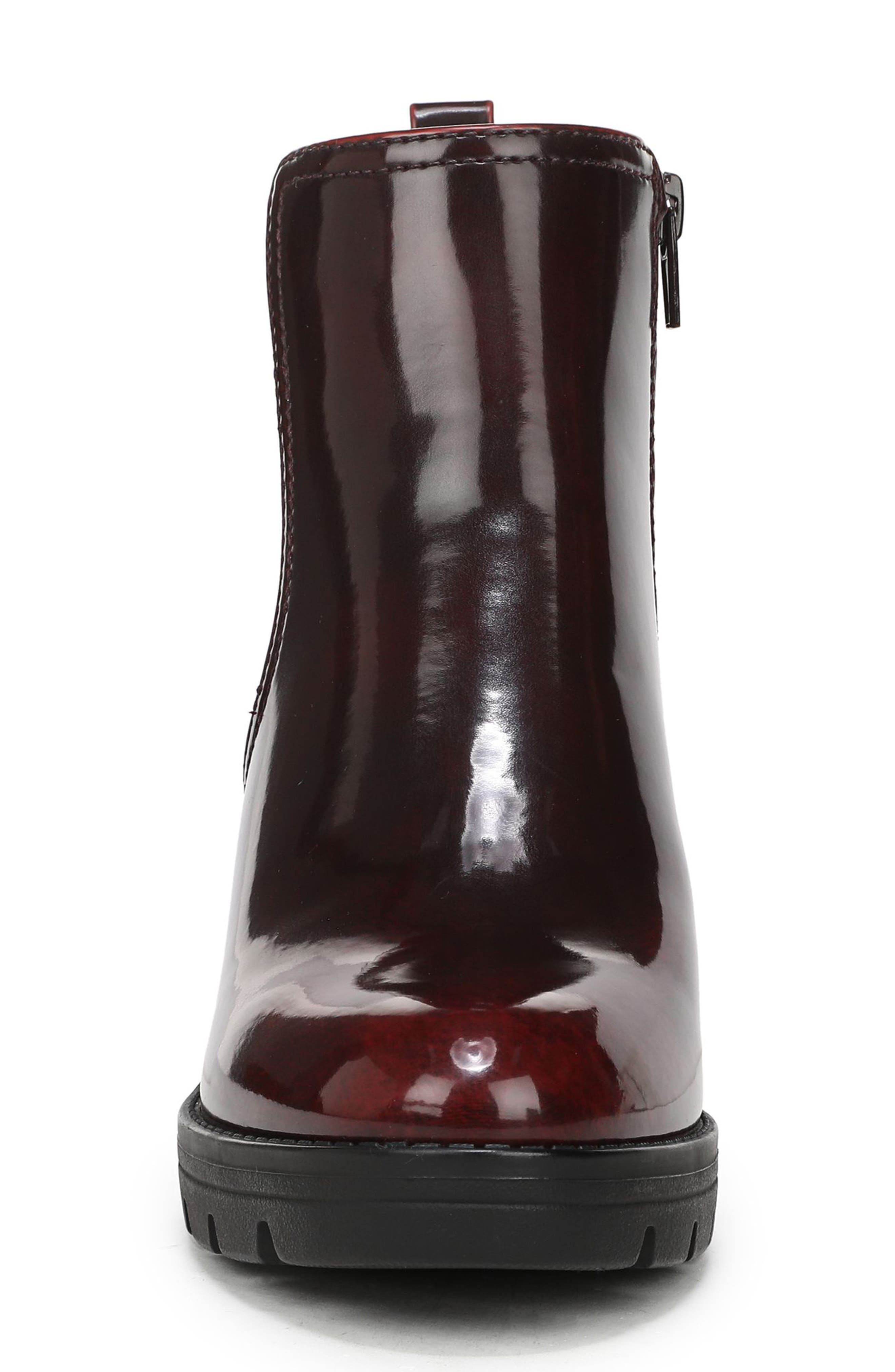 Madalynn Side Zip Bootie, Alternate, color, WINE