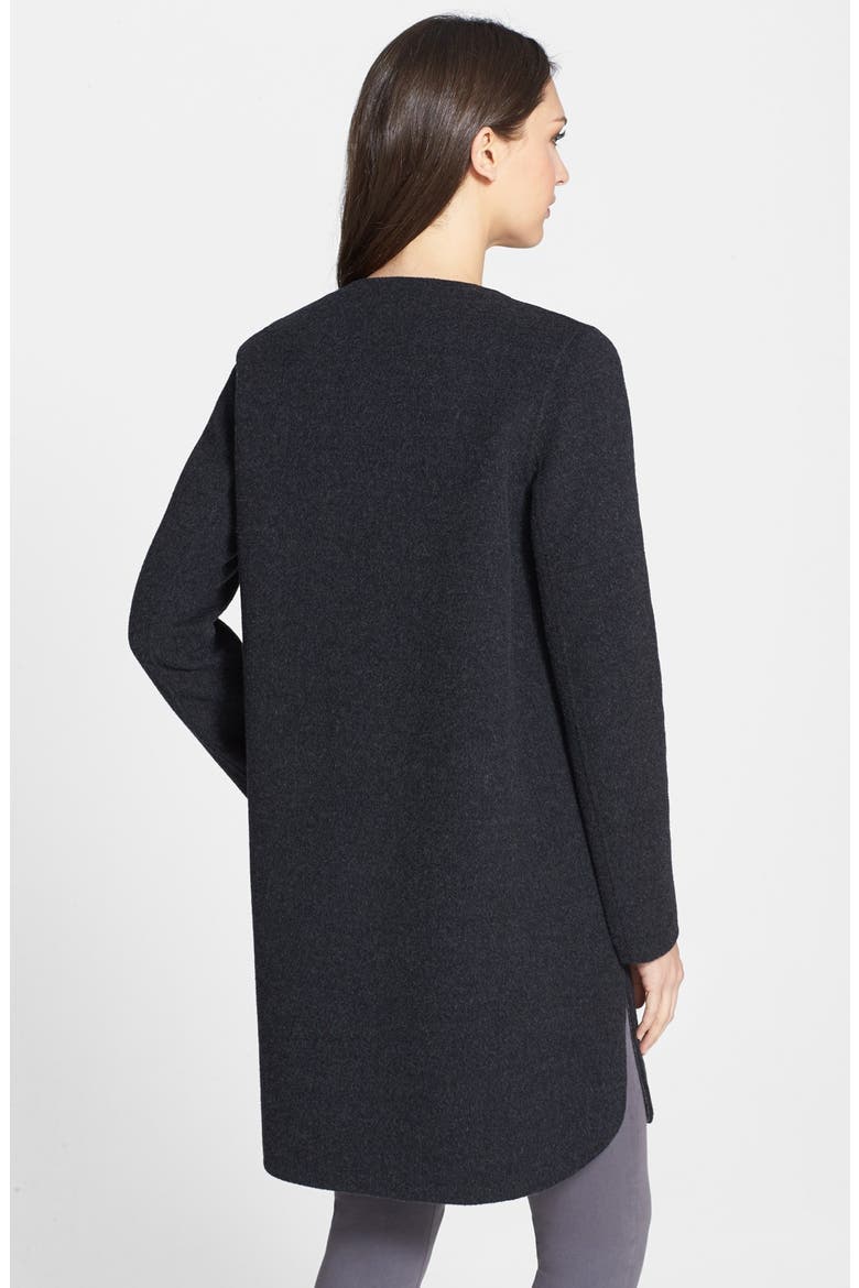 Two-Tone Coat, Alternate, color, CHARCOAL/ HEATHER GRAPHITE
