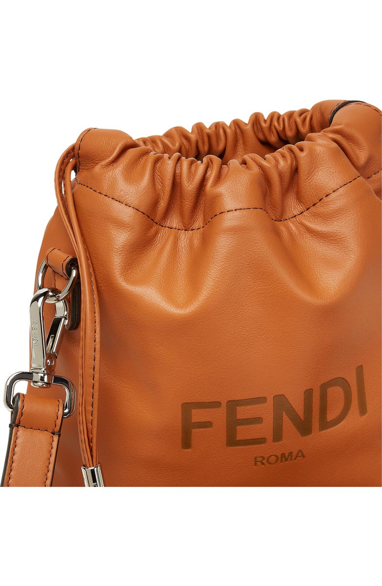 Fendi Leather Bucket Bag, Alternate, color,