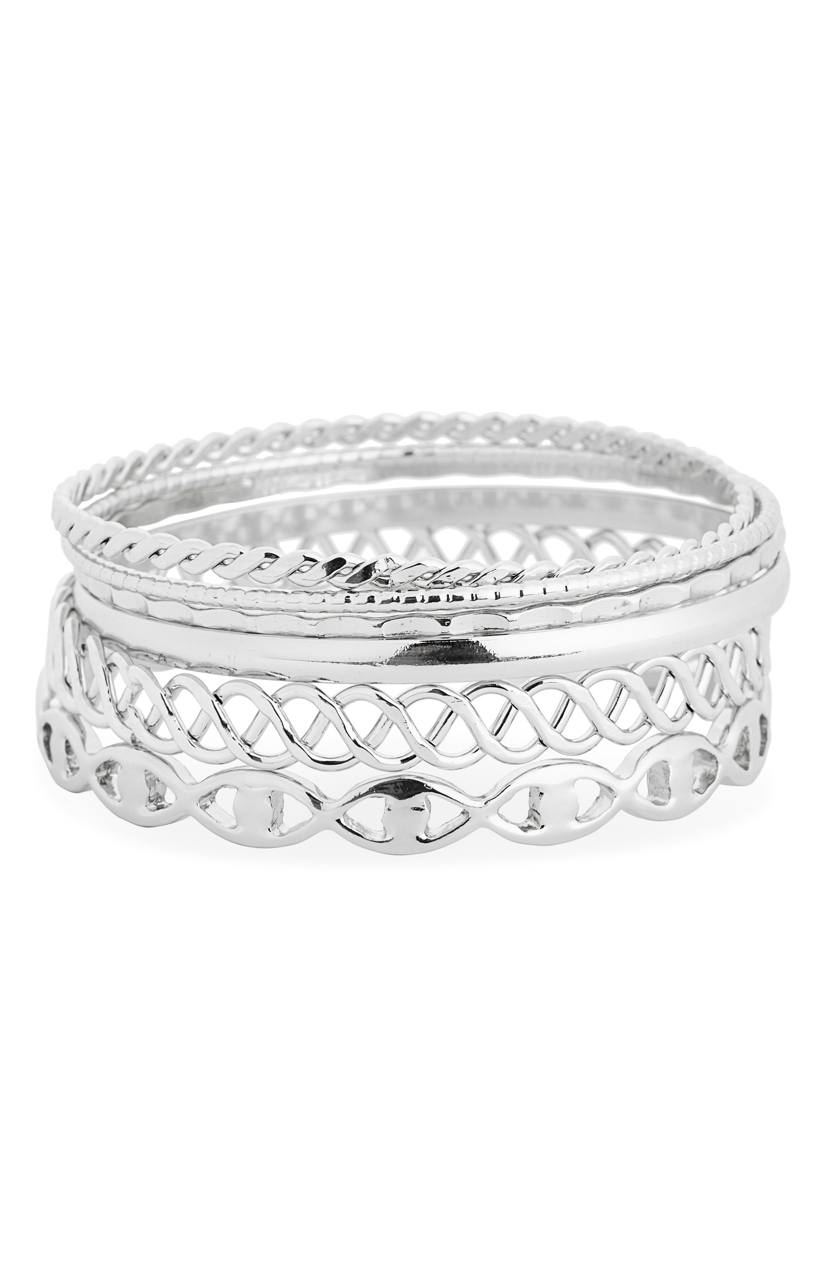 NORDSTROM RACK 6-Pack Bangle Bracelet Set