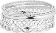 NORDSTROM RACK 6-Pack Bangle Bracelet Set