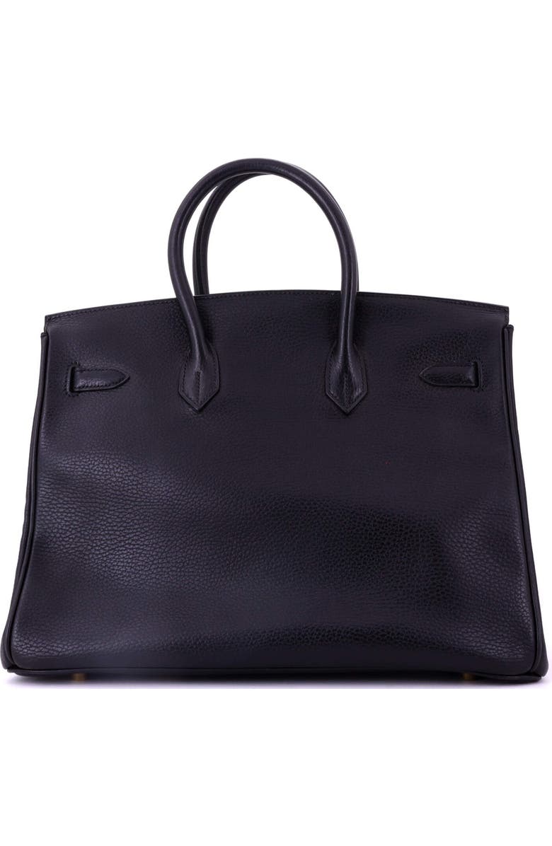 Pre-Owned Hermes Birkin Handbag Black Ardennes with Gold Hardware 35, Alternate, color, Noir