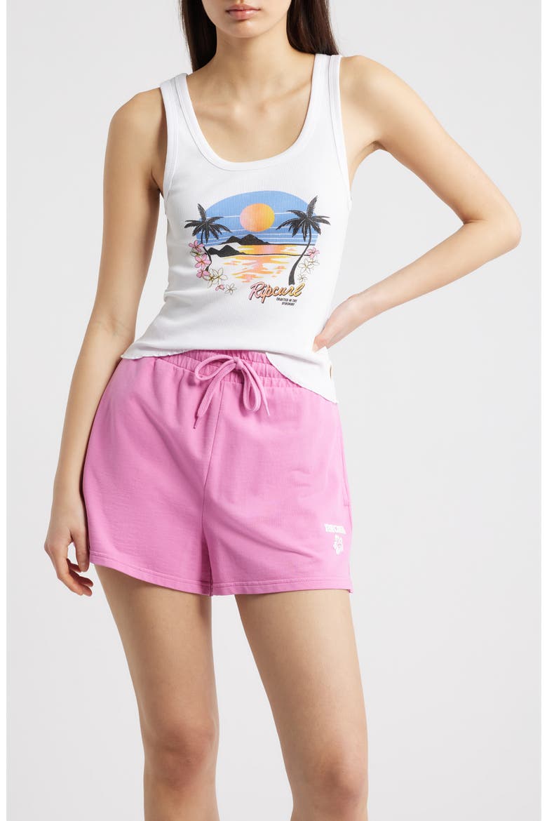 Hotel Malibu Graphic Tank, Main, color, OPTICAL WHITE