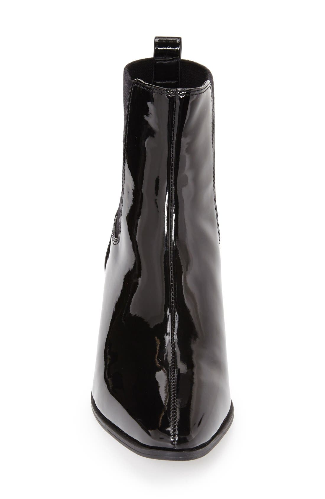 'Travers' Chelsea Bootie, Alternate, color, BLACK PATENT