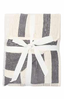 NORDSTROM RACK 2-Pack Reversible Stripe Bath Towel