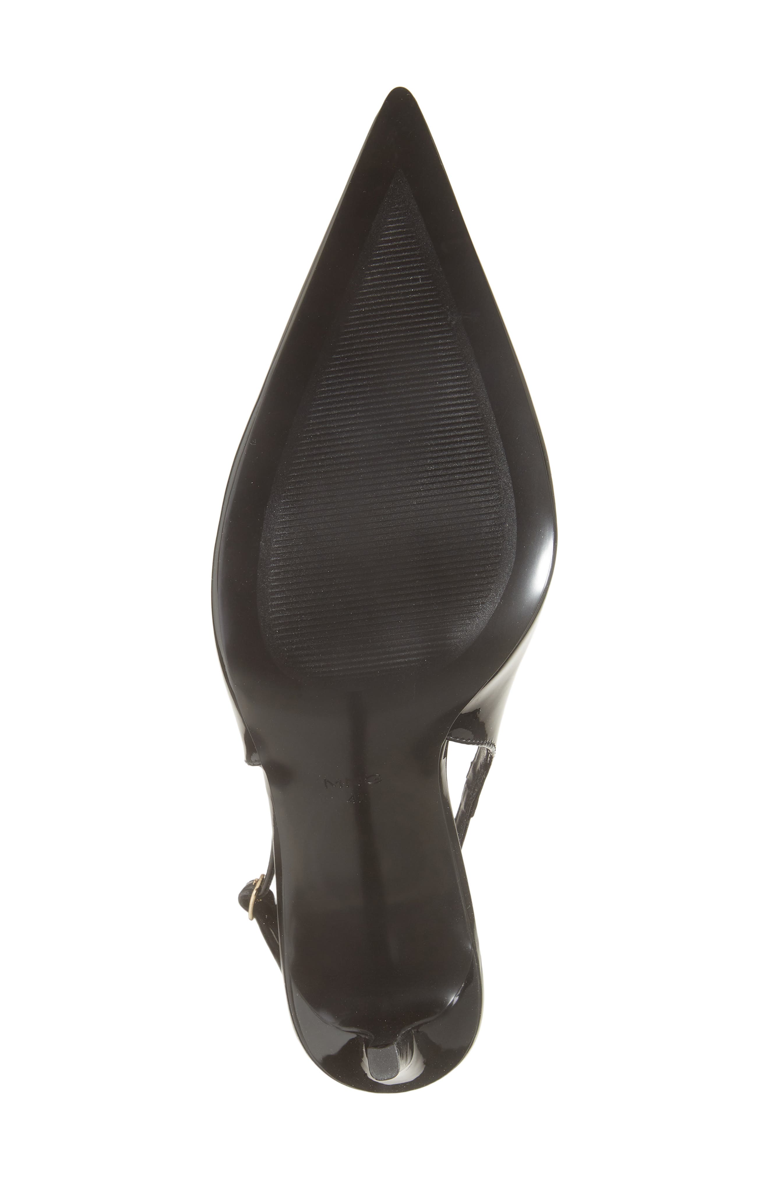 MANGO Pietra Slingback Pointed Toe Pump, Alternate, color, Black