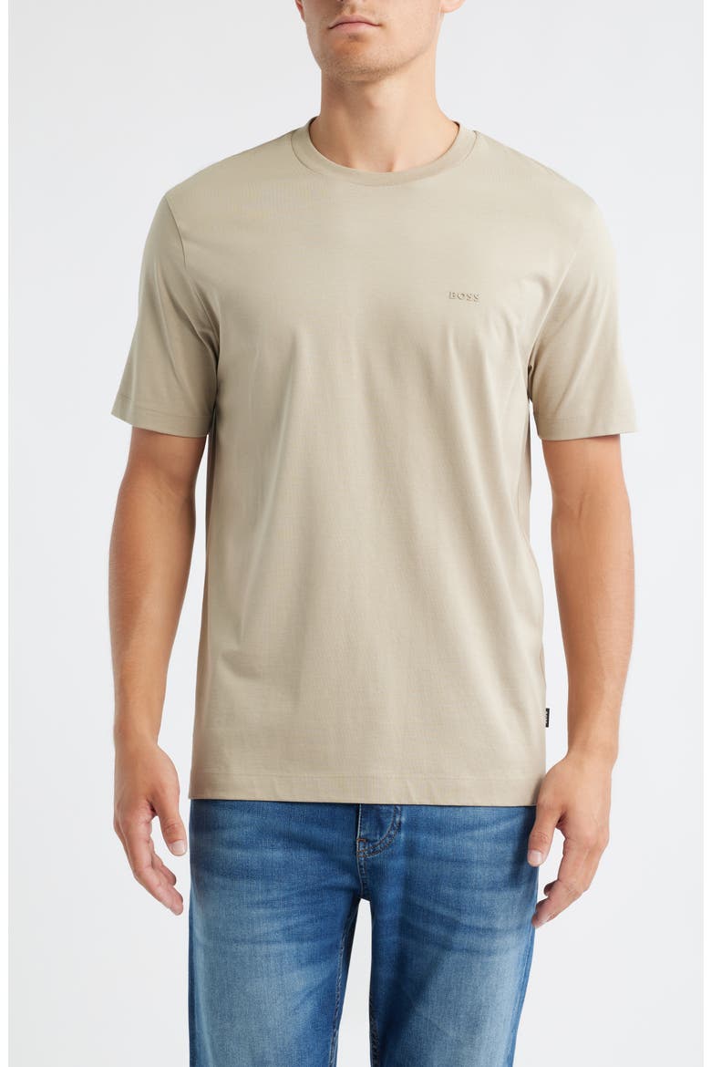 Thompson T-Shirt, Main, color, DARK BEIGE
