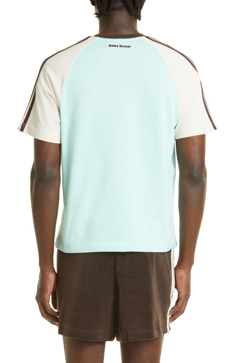 ADIDAS X WALES BONNER Trefoil Embroidered T-Shirt, Alternate, color, 