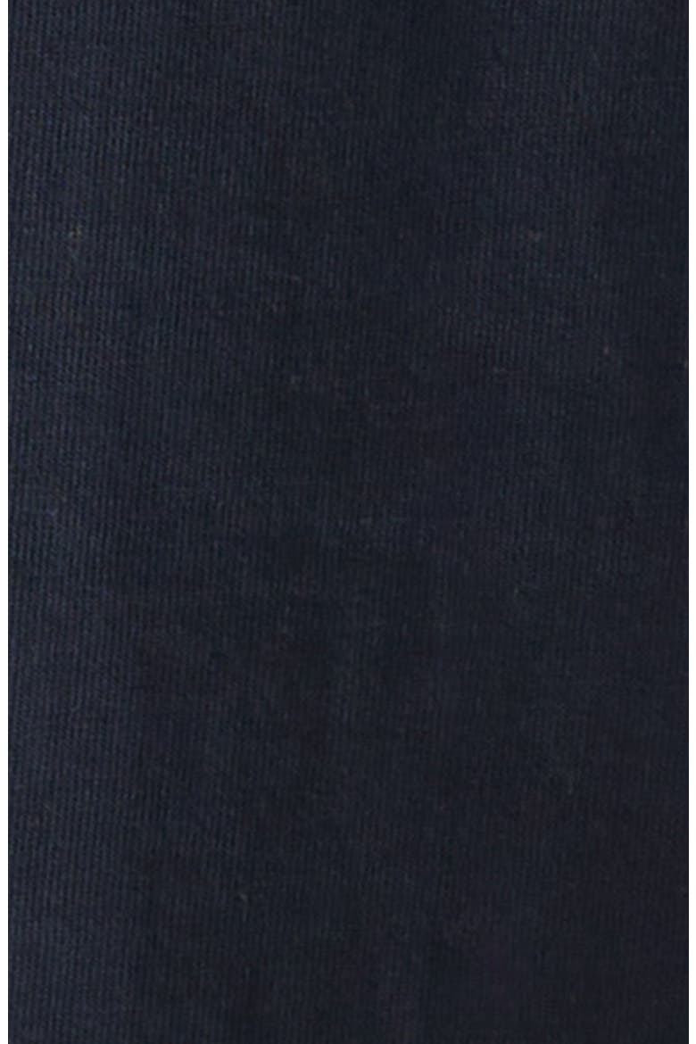 Mixed Media Cotton Jersey & Satin Pocket T-Shirt, Alternate, color, NAVY/ KHAKI