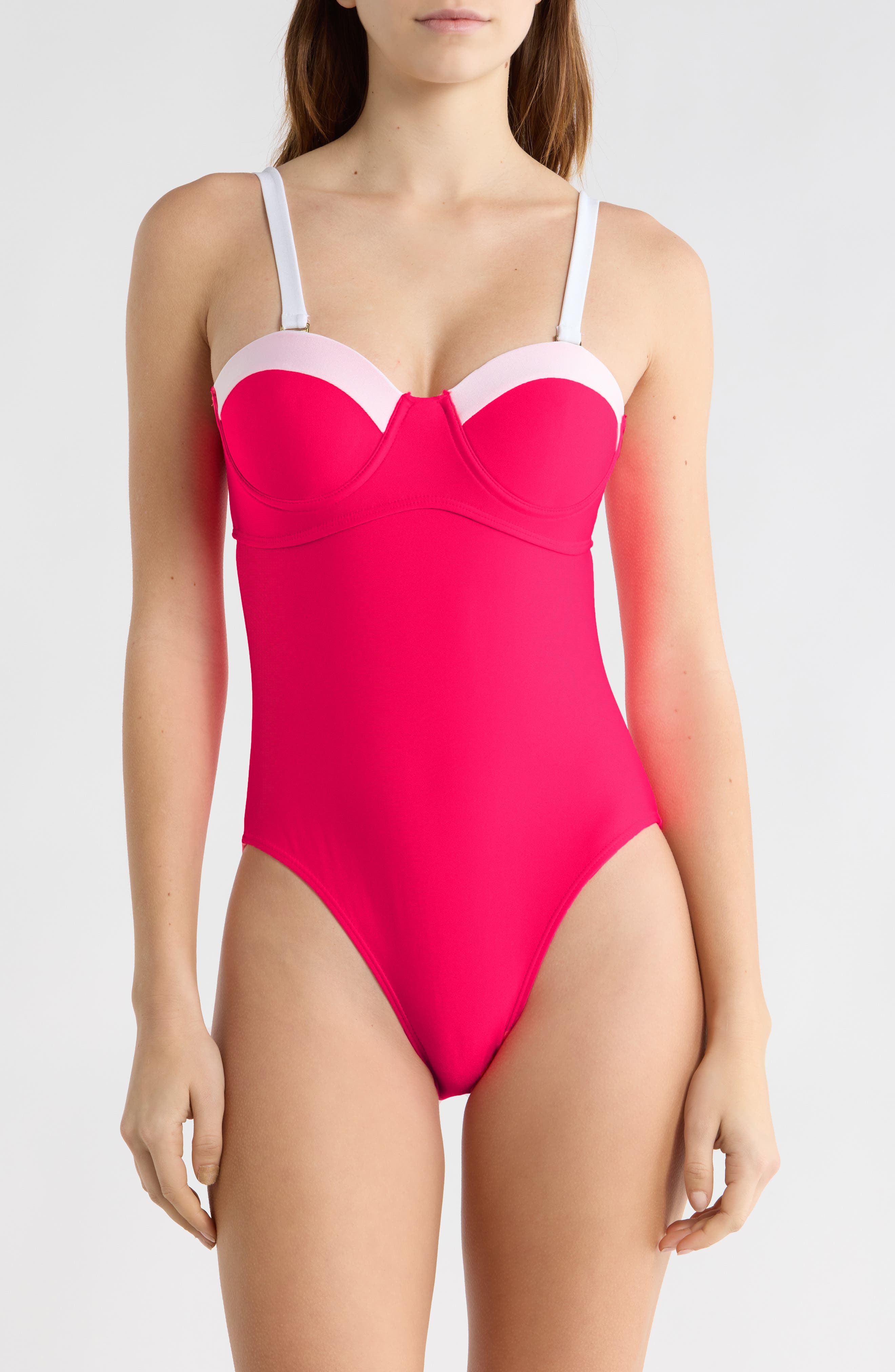 Betsey Johnson Underwire One-Piece Swimsuit