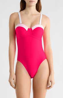 Betsey Johnson Underwire One-Piece Swimsuit