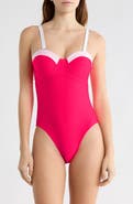 Betsey Johnson Underwire One-Piece Swimsuit