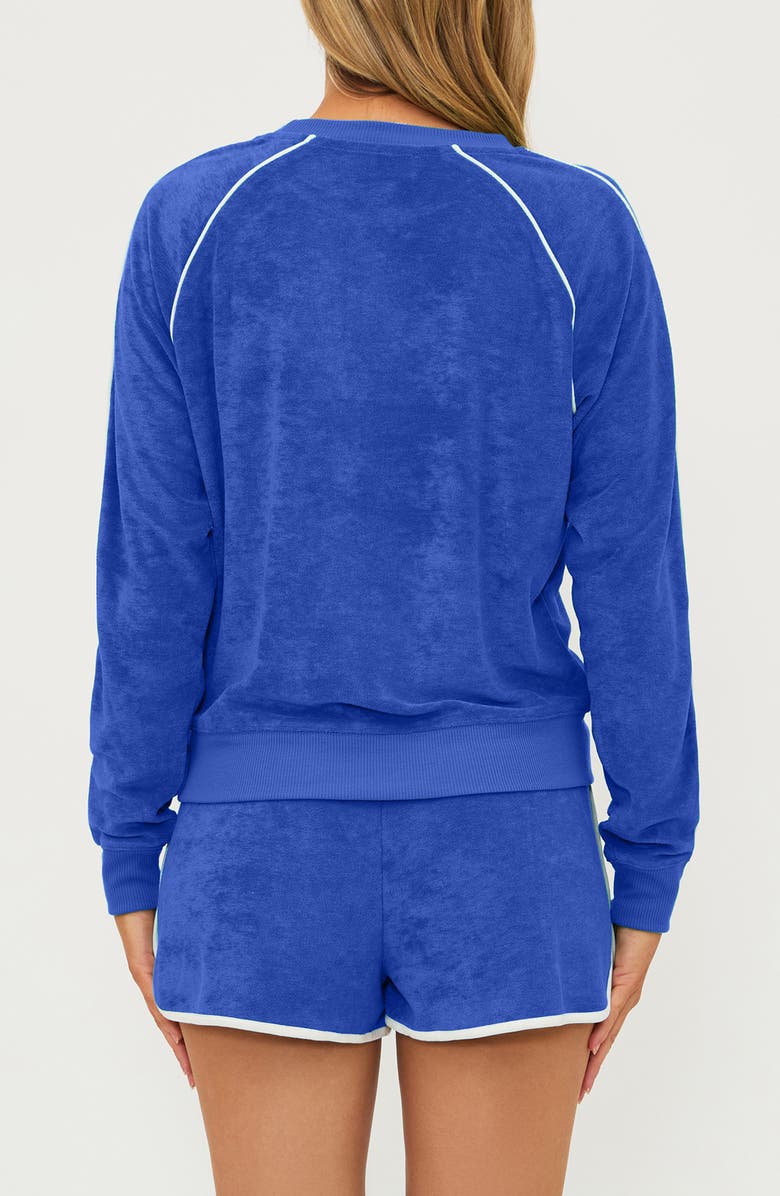 Beach Riot Greer Velour Sweatshirt, Alternate, color, 