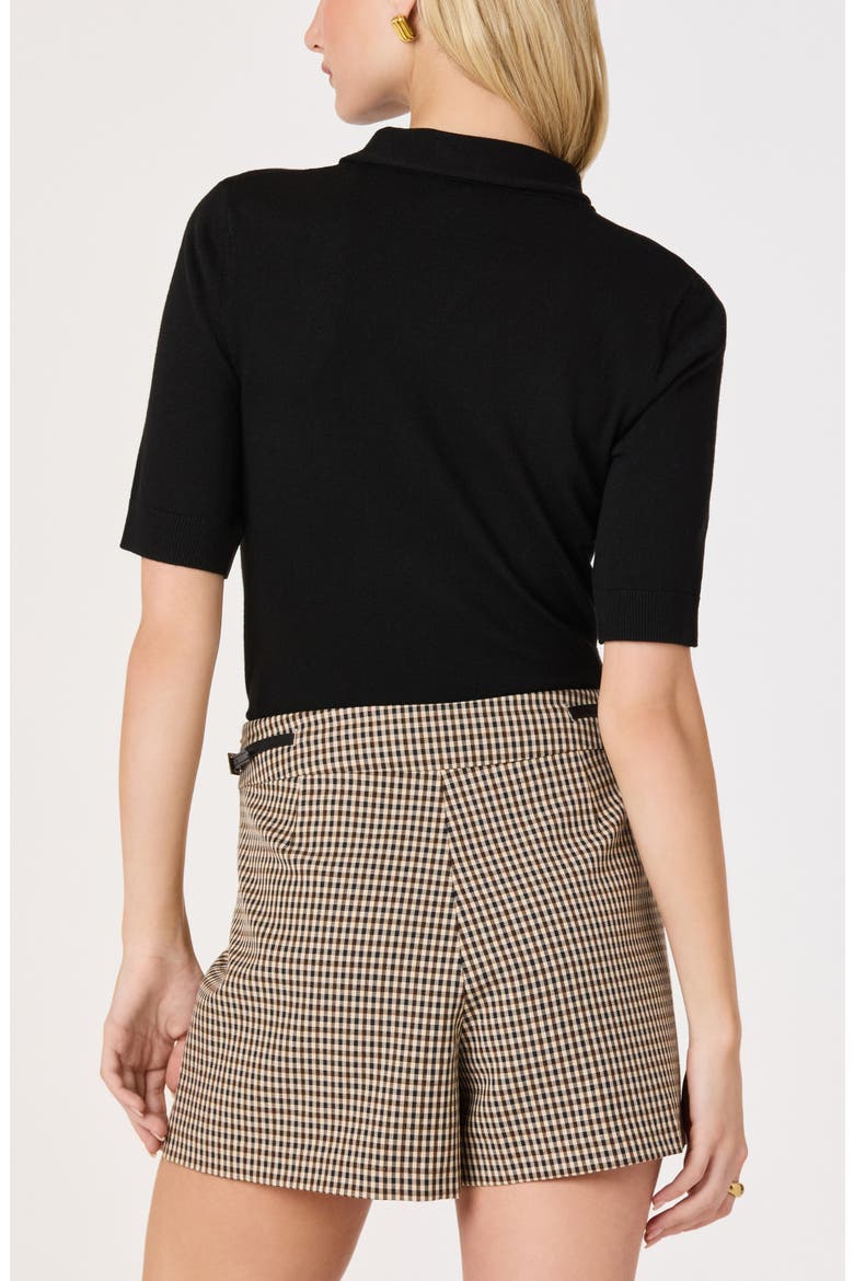 Agatha Tie Neck Sweater, Alternate, color, BLACK