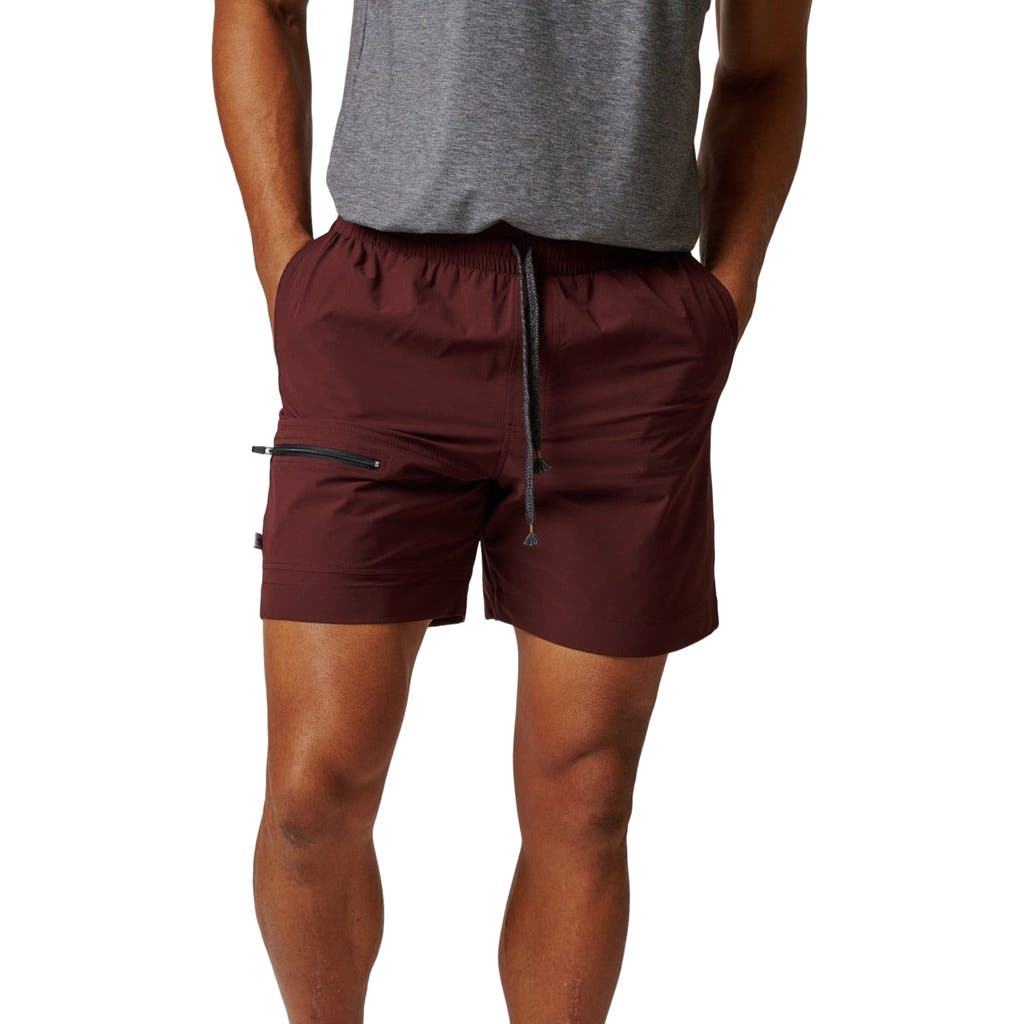 Leisure Lab Ripstop Sport Short In Brown