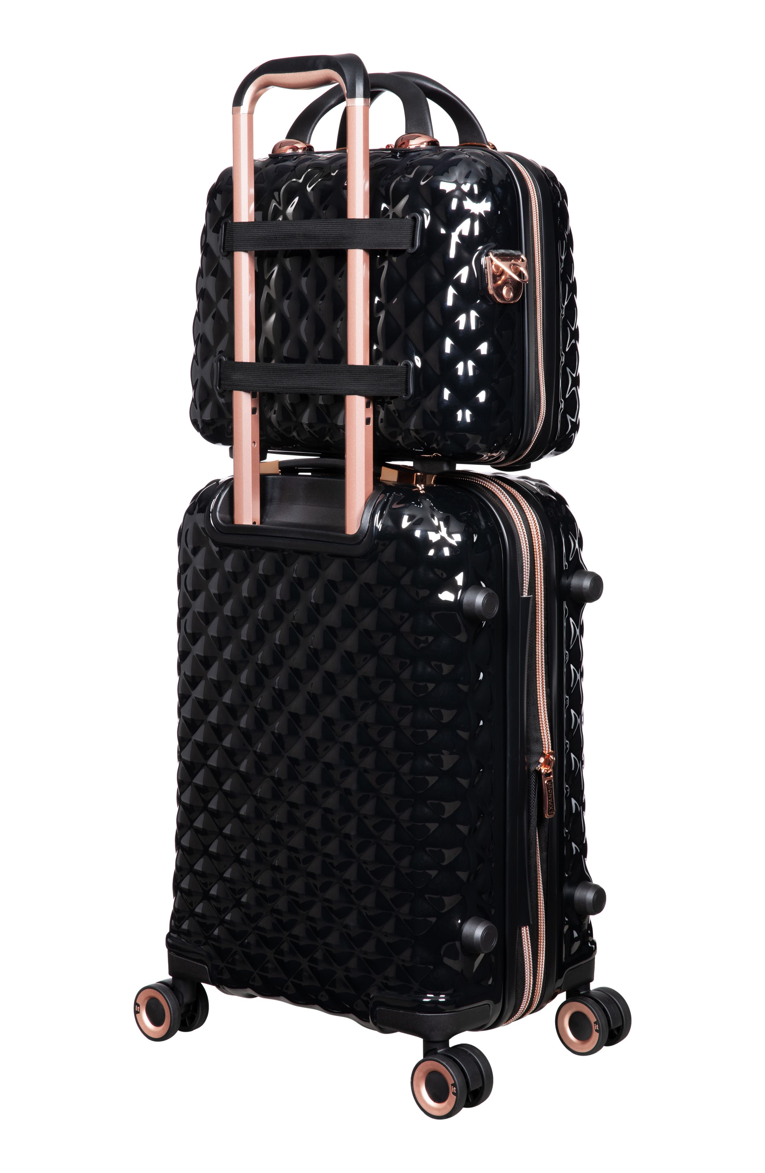 IT LUGGAGE Glitzy 14-Inch Hardside Vanity Case, Alternate, color, 