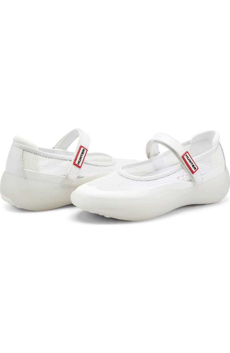 Hunter Mire Mary Jane Sneaker, Alternate, color, White