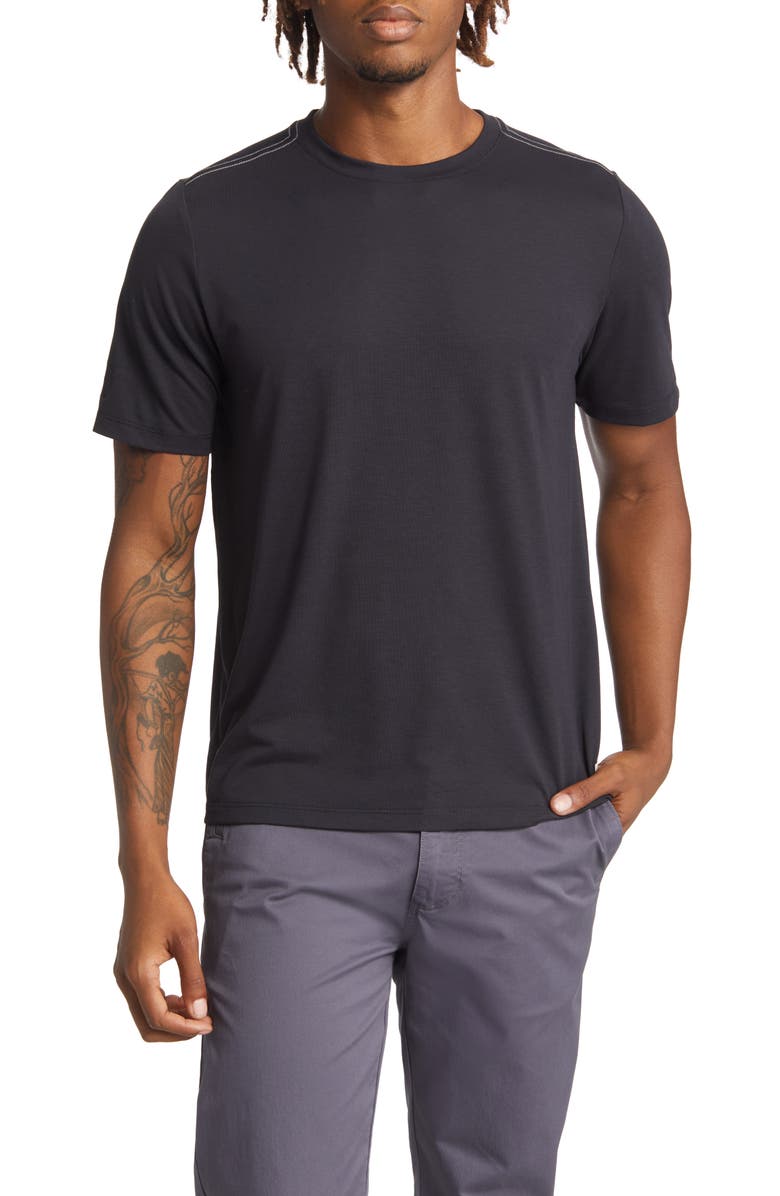 Vuori Current Tech Tee, Main, color, Black