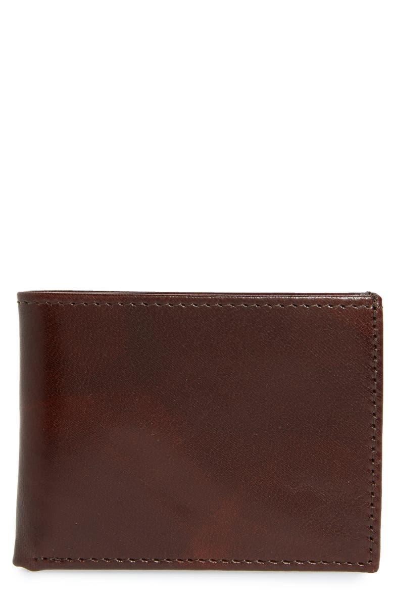 Johnston & Murphy Leather Wallet, Main, color,