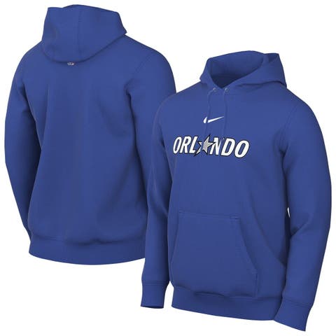 Men's Nike Royal Orlando Magic Sportswear Essential Wordmark Club Hoodie