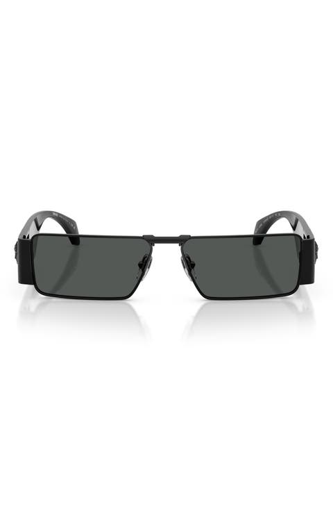 57mm Rectangular Sunglasses