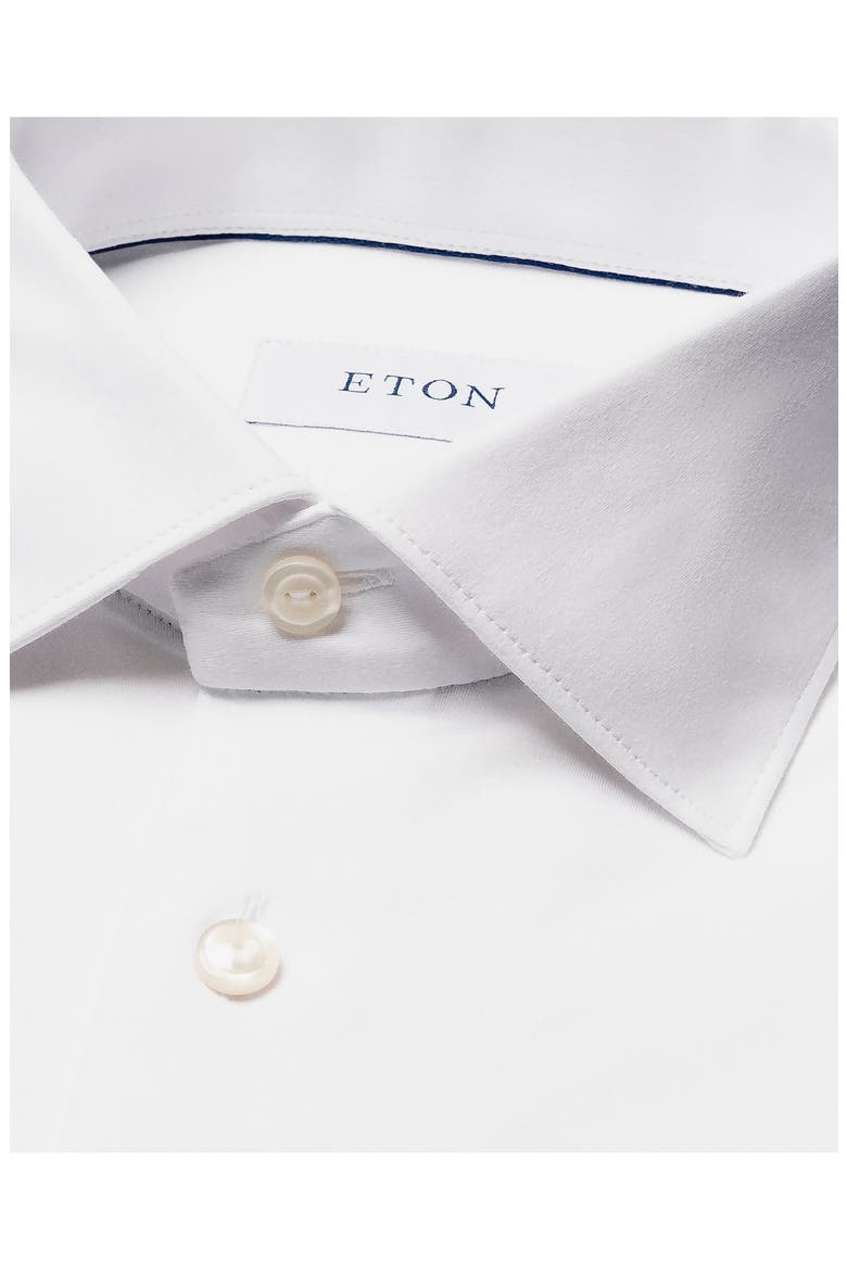 Slim Fit 4Flex Stretch Jersey Dress Shirt, Alternate, color, WHITE