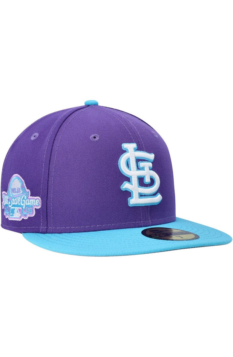 New Era Men's New Era Purple St. Louis Cardinals Vice 59FIFTY Fitted Hat, Main, color, 