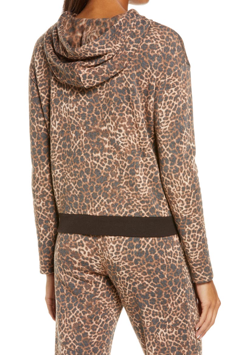 Soft Lounge Hoodie), Alternate, color, BEIGE BISQUE LEOPARD