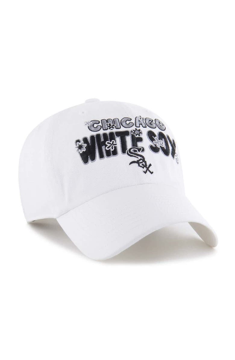 '47 Women's '47 White Chicago White Sox Flower Power Clean Up Adjustable Hat, Alternate, color, White