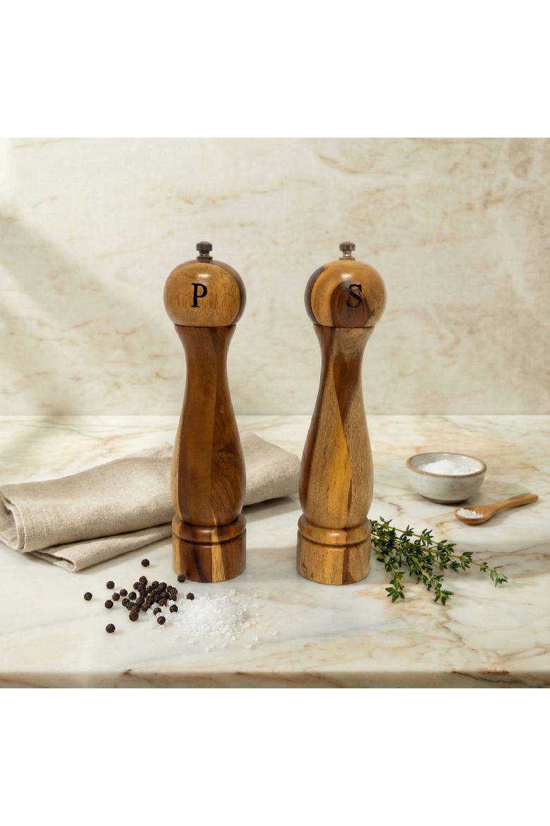 Bumi Salt & Pepper Grinder - Set of 2, Alternate, color, Natural