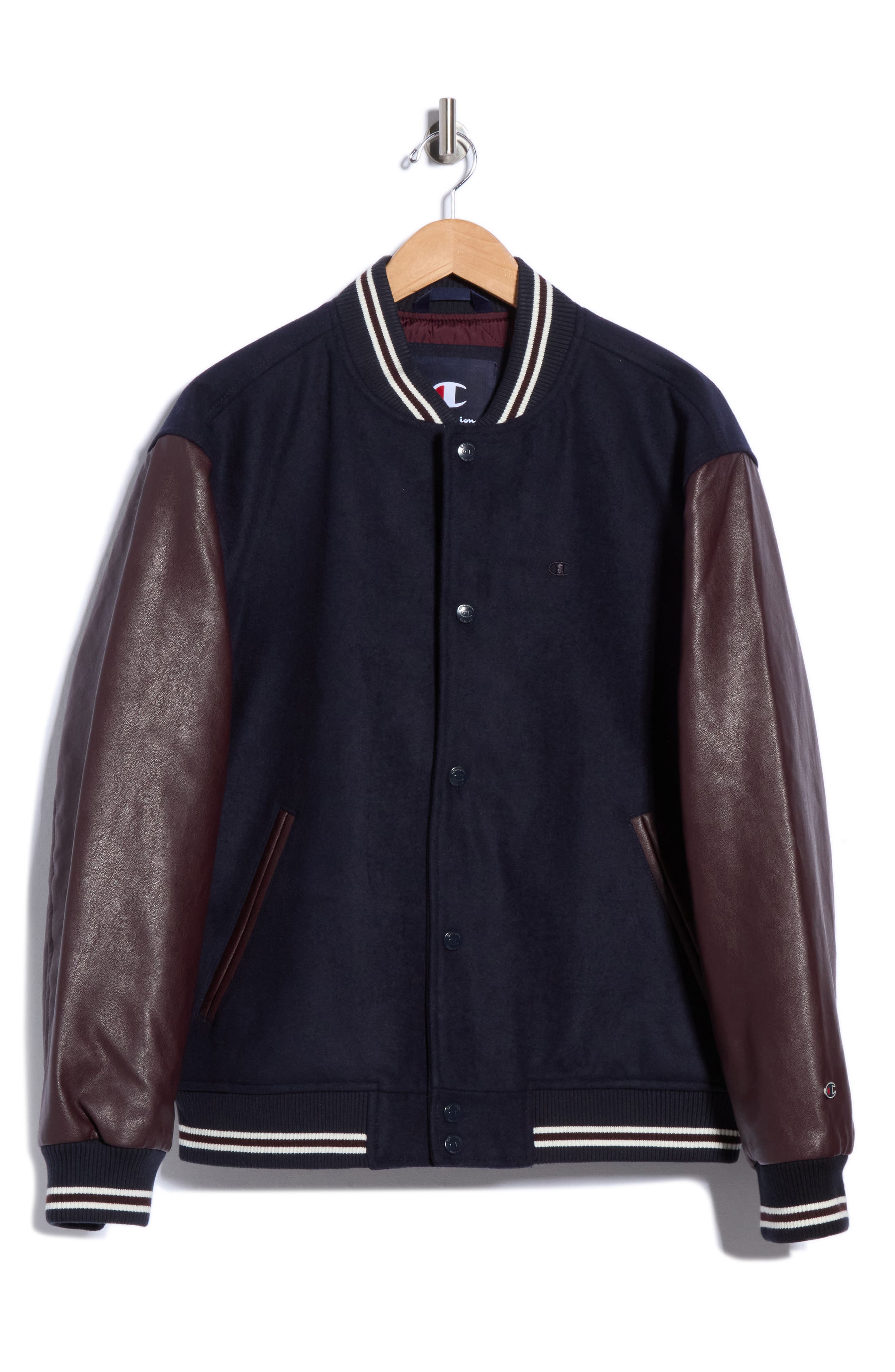 Mixed Media Varsity Jacket