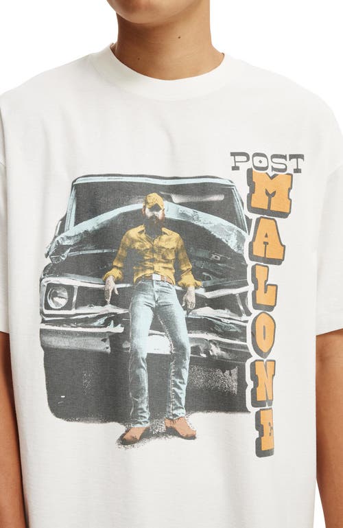 COTTON ON BOX FIT PREMIUM MUSIC T-SHIRT