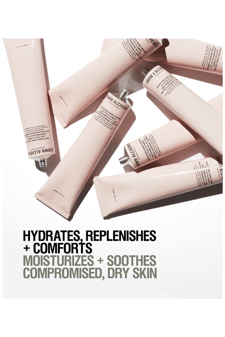 Soothing Hand Cream with Cactus Flower, Cedarwood Atlas, Tri-Hyaluronan Complex & Aloe, Alternate, color, NO COLOR