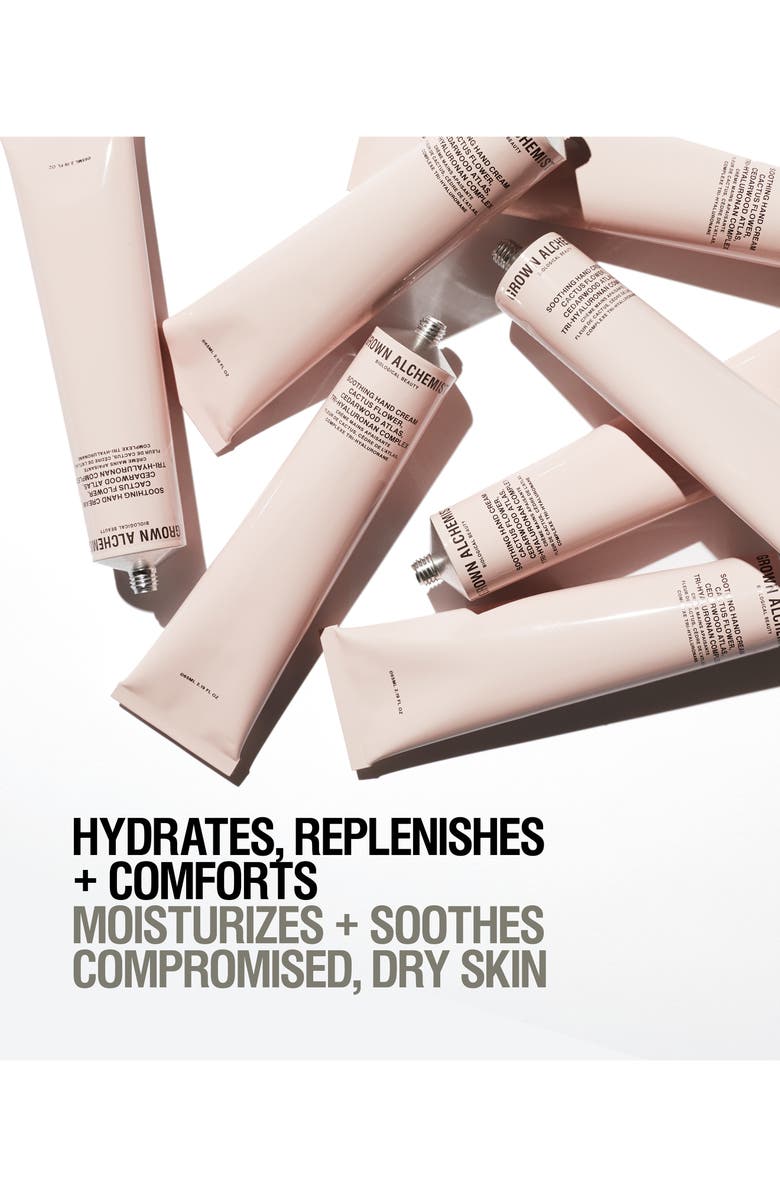 GROWN ALCHEMIST Soothing Hand Cream with Cactus Flower, Cedarwood Atlas, Tri-Hyaluronan Complex & Aloe, Alternate, color,