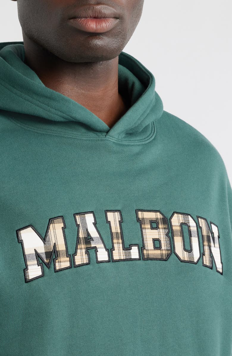 Malbon Golf Fesque Preston Hoodie, Alternate, color, Hunter Green