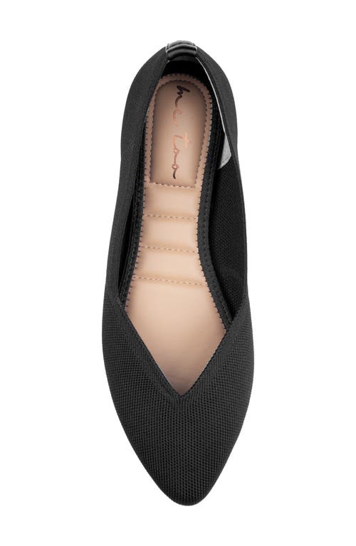 Me Too Alivia Pointed Toe Flat In Black