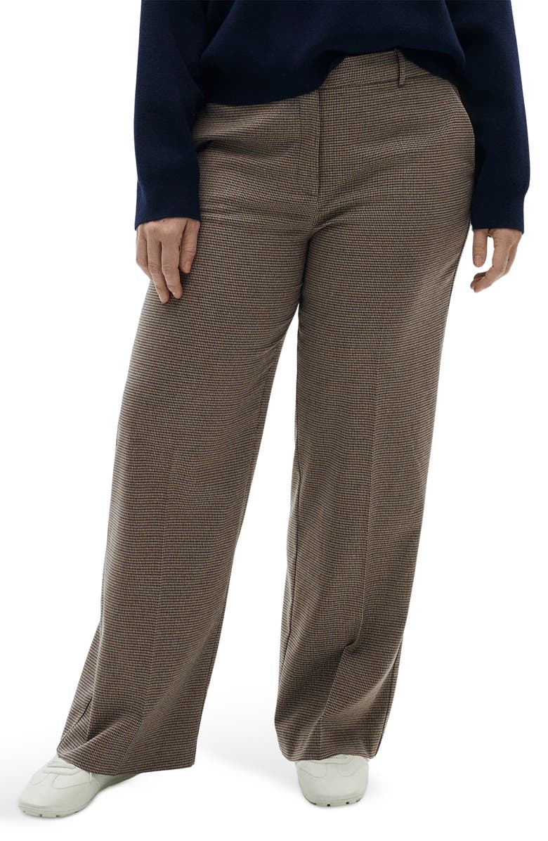 MANGO Carlosw Straight Leg Pants, Alternate, color, Blue