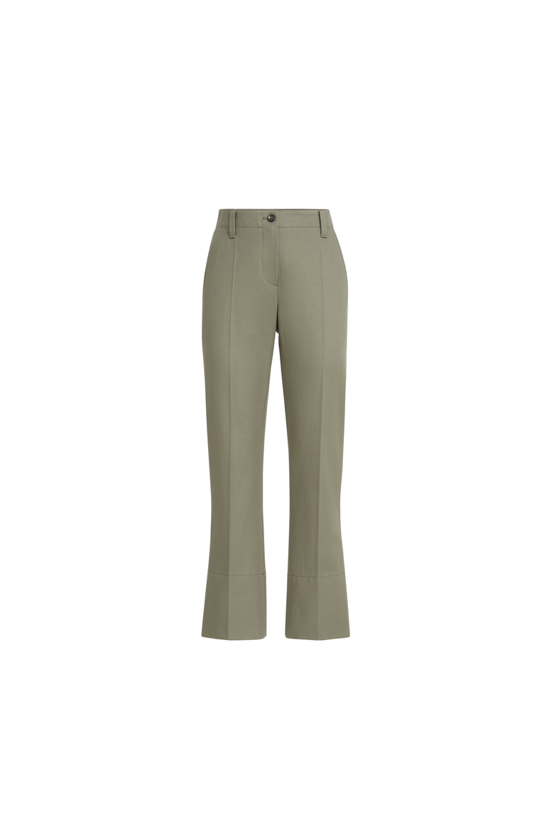 Kickflare Cigarette trousers, Alternate, color, Olive