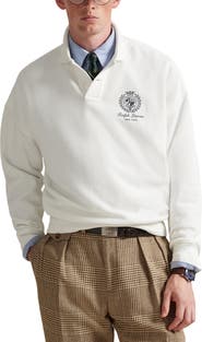 Polo Ralph Lauren Relaxed Fit Fleece Graphic Polo Sweatshirt